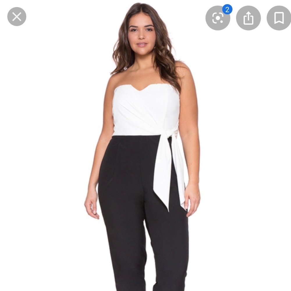 Sweetheart neckline wrap jumpsuit